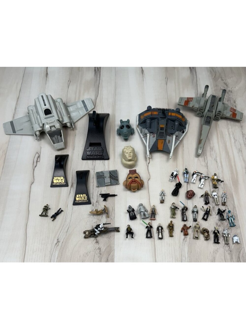 VTG 1995 Lot 48 Galoob STAR WARS Micro Machines ACTION FLEET Figures & Vehicles